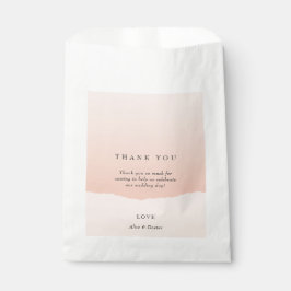 Sacolinha Casamento Colorido Simples E Minimalista, Obrigado