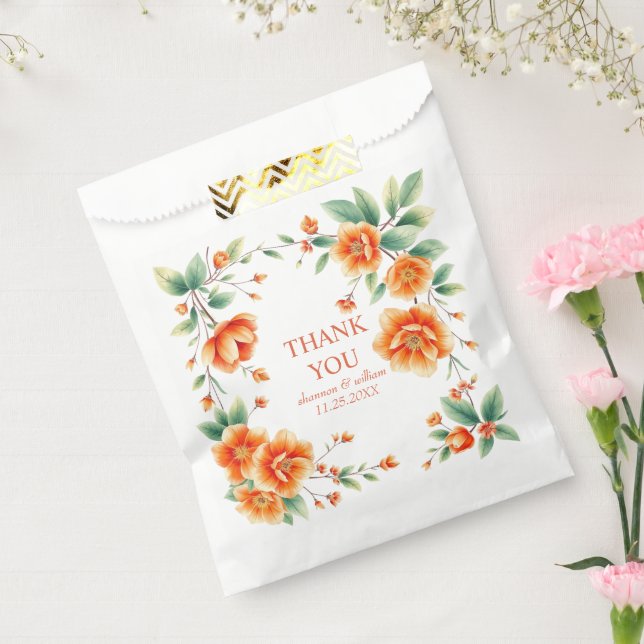 Sacolinha Casamento com laranja de Verona (Selado)