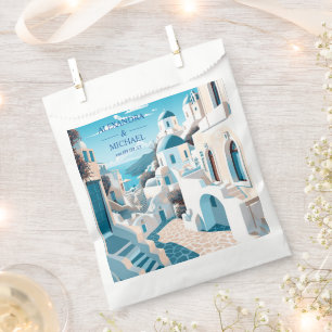 Sacolinha Casamento da Grécia de destino Santorini