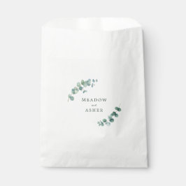 Sacolinha Casamento de Adelaide Watercolor Eucalyptus