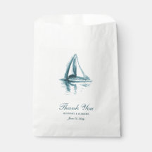 Casamento De Barco De Aquarela Obrigado A Favorece