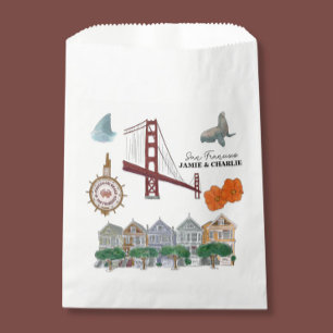 Sacolinha Casamento de Boas-vindas ao Bolsa de São Francisco