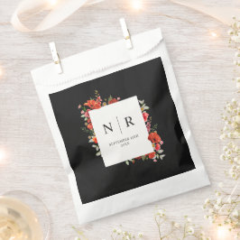 Sacolinha Casamento de Casamento de Monograma Delicado Casam