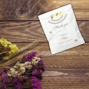 Sacolinha Casamento de Colar de Prata