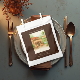 Sacolinha Casamento de Destino de Terracotta Hacienda Espanh