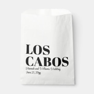 Sacolinha Casamento de Destino Personalizado Bem-vindo a Los