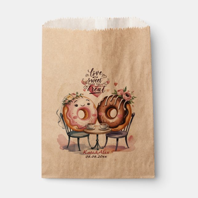 Sacolinha Casamento de Donut (Frente)