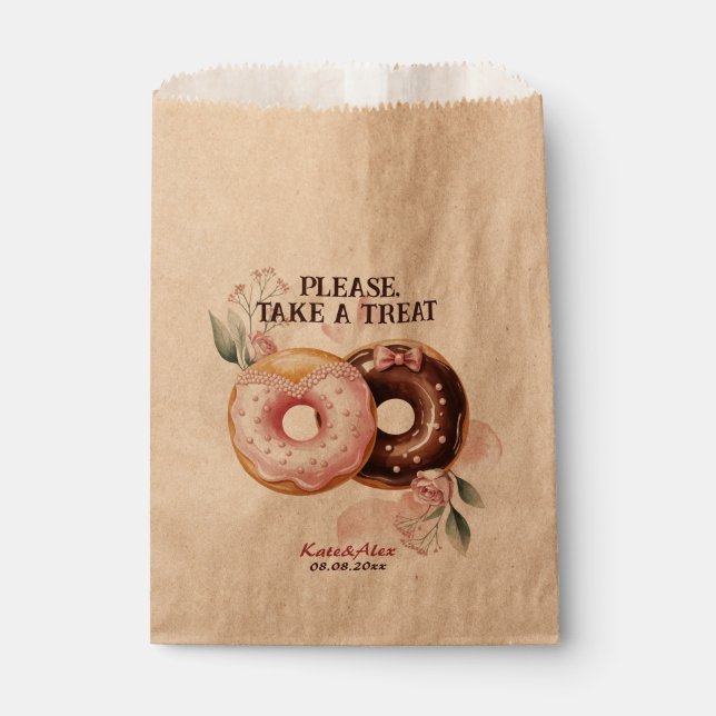 Sacolinha Casamento de Donut (Frente)