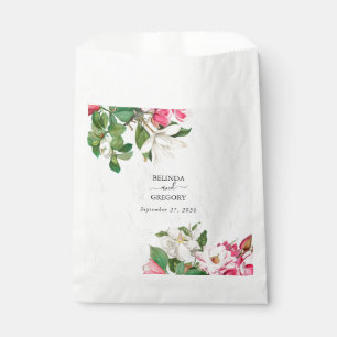 Sacolinha Casamento de Flores de Aquarela Magnolia