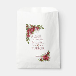 Sacolinha Casamento de Frame de Poinsettia Branca Charm no N