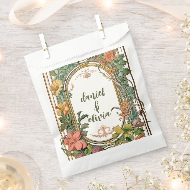 Sacolinha Casamento de fronteira vitoriana do Ornamentado (Cortado)