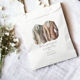 Sacolinha Casamento de Gay personalizado com dois grupos