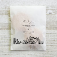 Casamento de Kansas City Skyline Obrigado Bolsas F
