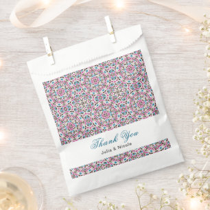 Sacolinha Casamento de Mandala Geométrico de Lattice em Marr