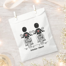 Casamento de motocicleta personalizado de dois gru