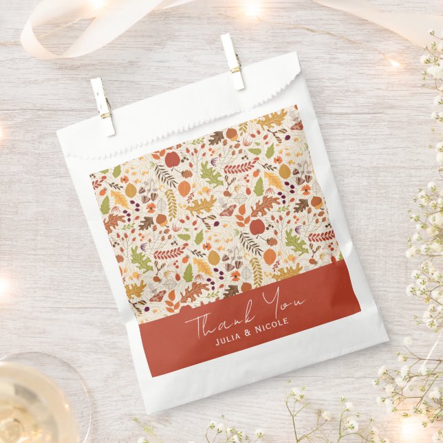 Sacolinha Casamento de outono de outono de outono Russo Seco (Cortado)