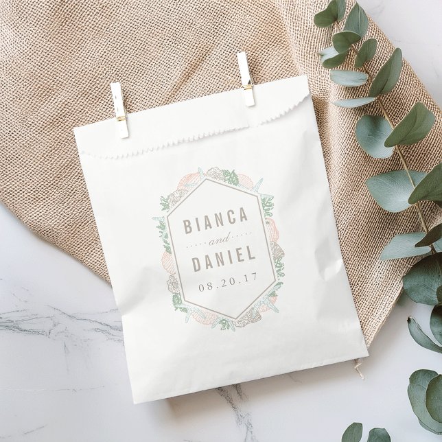 Sacolinha Casamento de Pastéis à beira-mar (Criador carregado)