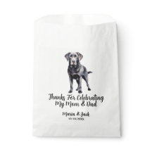 Casamento de Pet Personalizado do Black Lab