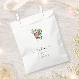 Sacolinha Casamento de Verão de Hibiscus Tropical Watercolor