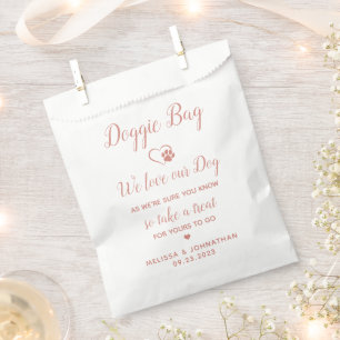 Sacolinha Casamento Doggie Personaliza Tratamentos Dourados