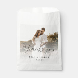 Sacolinha Casamento Elegante Da Caligrafia Obrigado