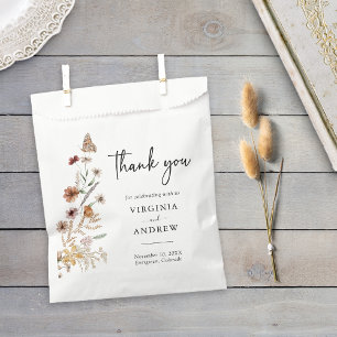 Sacolinha Casamento Floral Boho