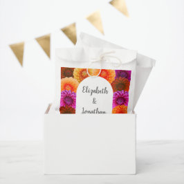 Sacolinha Casamento Floral de Outono Dahlia