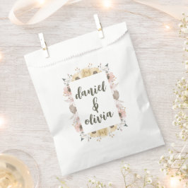 Sacolinha Casamento Floral de Pastel Color