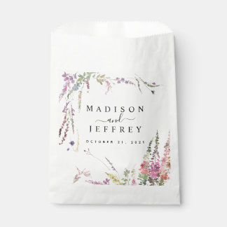 Sacolinha Casamento Floral de primavera Wildflower