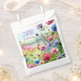 Sacolinha Casamento Floral Personalizado