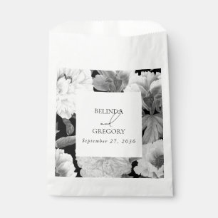 Sacolinha Casamento Floral por Aquarela de Peões Pretos e Br