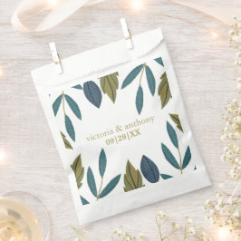 Sacolinha Casamento Floral Rustic Leaf