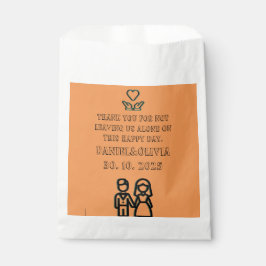 Sacolinha Casamento Laranja Profundo