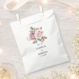 Sacolinha Casamento Moderno Chic Elegante Romântico Rosa Ros