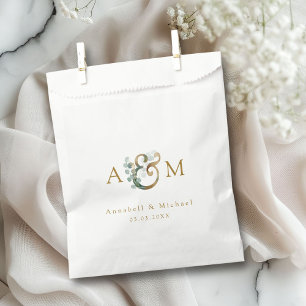 Sacolinha Casamento Moderno Elegante Eucalyptus Ampersand