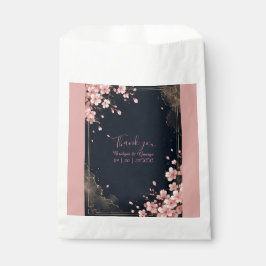 Sacolinha Casamento Moderno Luxuoso Flor de Cerejeira