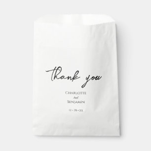 Sacolinha Casamento Moderno Minimalista Simples