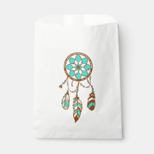 Sacolinha Casamento Nativo Americano de Boho do Sonho Tribal