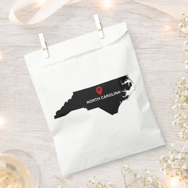 Sacolinha Casamento no Estado Elegante Simples da Carolina d (Cortado)