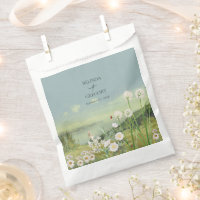 Casamento paisagístico de Watercolor Wildflower