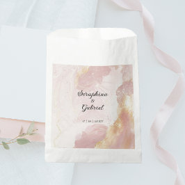 Sacolinha Casamento por Aquarela Rosa Forte