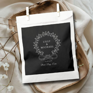 Sacolinha Casamento Real, Elegante, "Best Day-Ever"