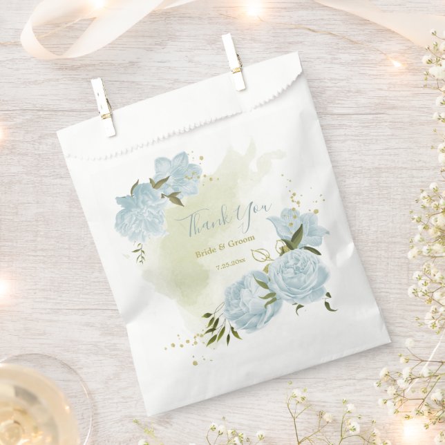 Sacolinha casamento romântico com flores azuis (Cortado)