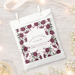 Sacolinha Casamento Rosa Marrom