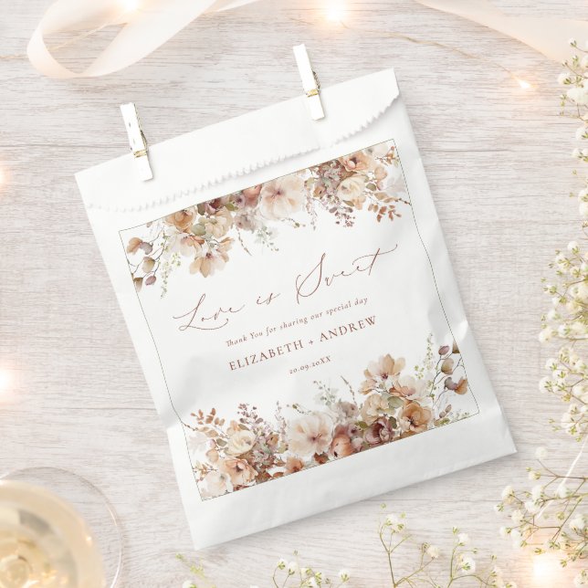 Sacolinha Casamento Rustic Boho Garden (Cortado)