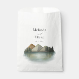 Sacolinha Casamento Rustic Mountain & Lake Evergreen