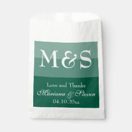 Sacolinha Casamento Simples e Esmeralda Verde