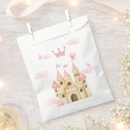 Sacolinha Castelo de Encantação da Princesa Rosa e Coroa