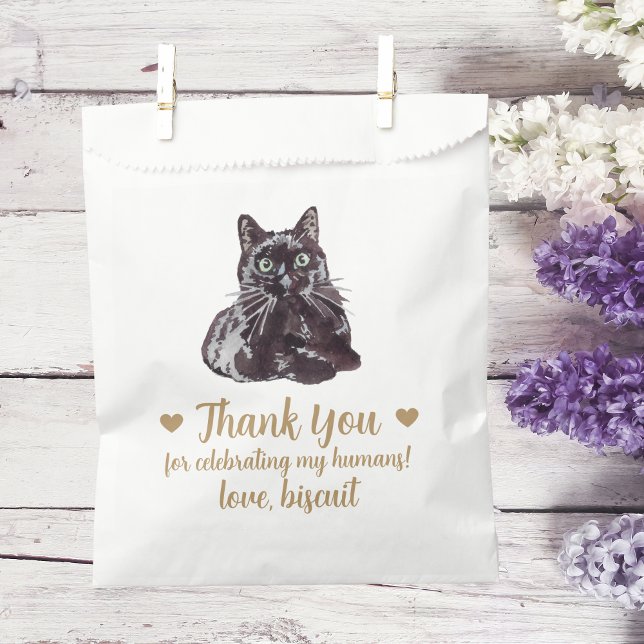 Sacolinha Cat Treat Wedding Favor Bag (Criador carregado)