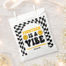 Catorze É Uma Vibração Festa de Aniversário Retro 